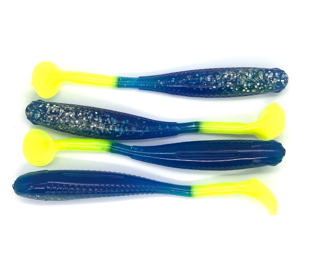 Knockin Tail Lures - Built-In Tail Rattle! - 6pk Mansfield Magic