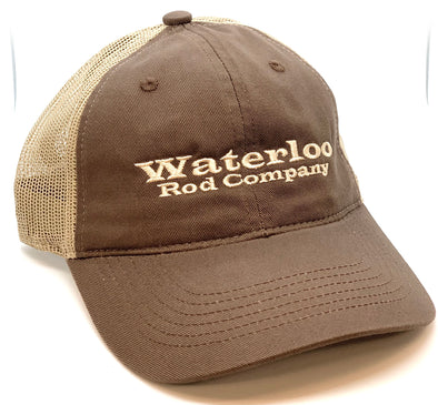 Brown and Tan Unstructured Waterloo Cap