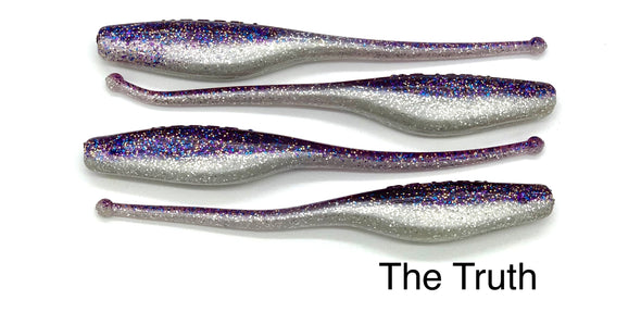 KWIGGLERS Ball Tail Shad 7 Pack (Multiple Colors)