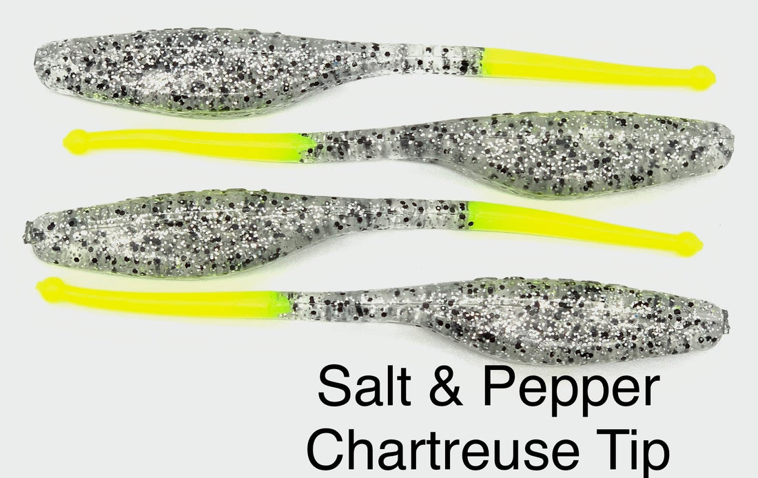 KWIGGLERS Ball Tail Shad 7 Pack (Multiple Colors)