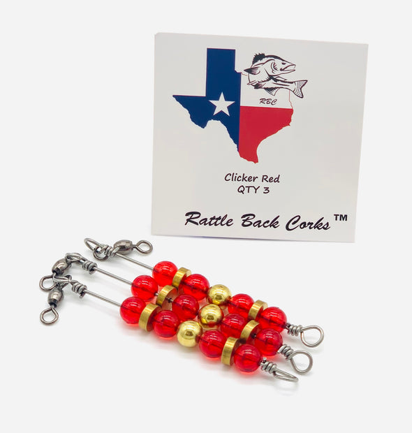 Rattle Back Croaker Clicker 3 Pack