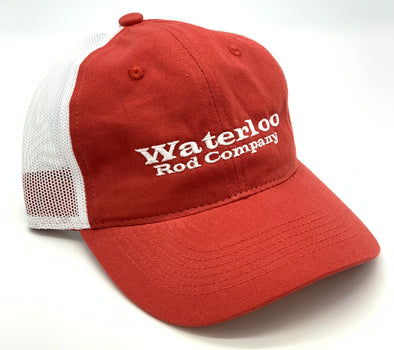 Waterloo Rust and White Unstructured Cap