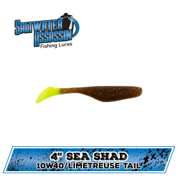 Bass Assassin Sea Shad - Multiple Colors and SIze