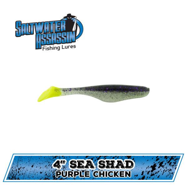 Bass Assassin Sea Shad - Multiple Colors and SIze