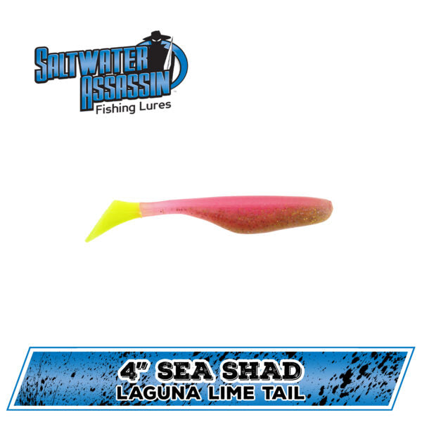 Bass Assassin Sea Shad - Multiple Colors and SIze