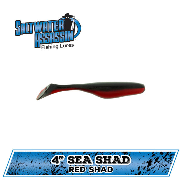 Bass Assassin Sea Shad - Multiple Colors and SIze