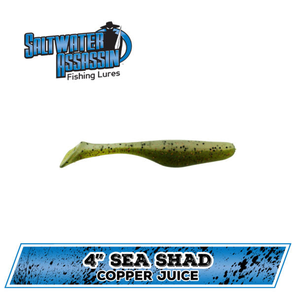 Bass Assassin Sea Shad - Multiple Colors and SIze