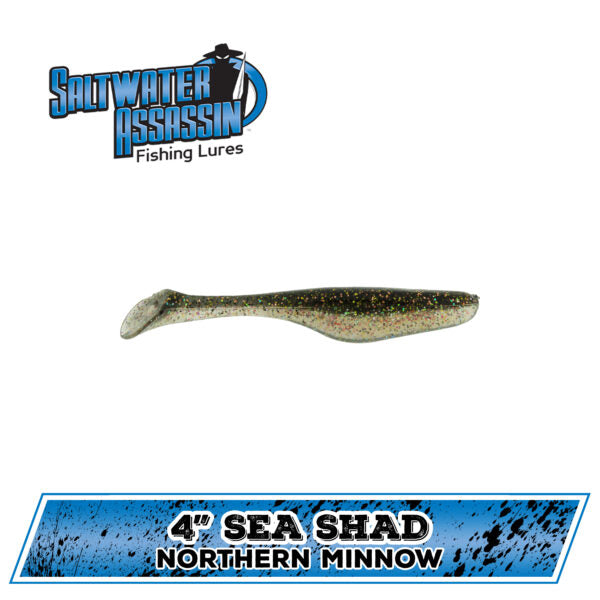 Bass Assassin Sea Shad - Multiple Colors and SIze