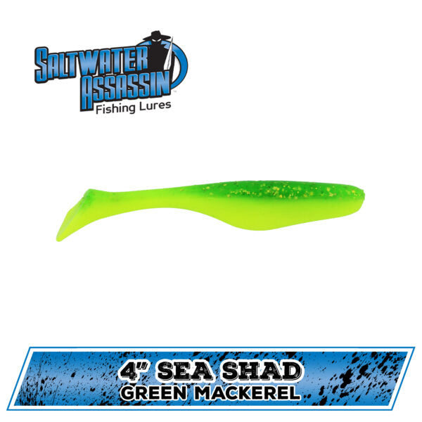 Bass Assassin Sea Shad - Multiple Colors and SIze