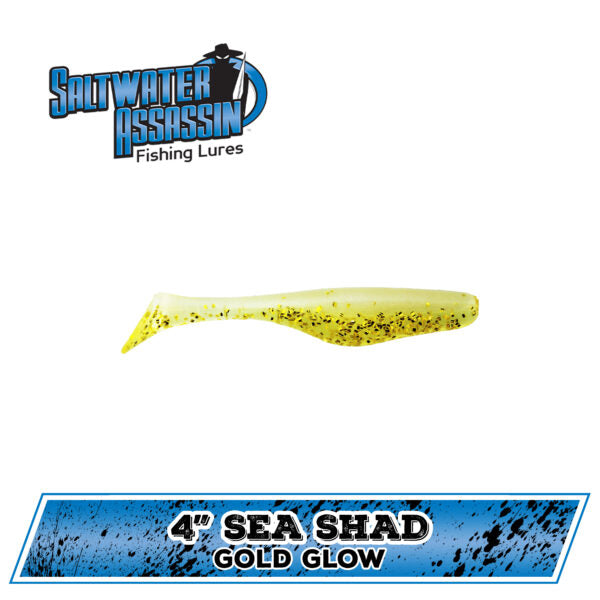 Bass Assassin Sea Shad - Multiple Colors and SIze