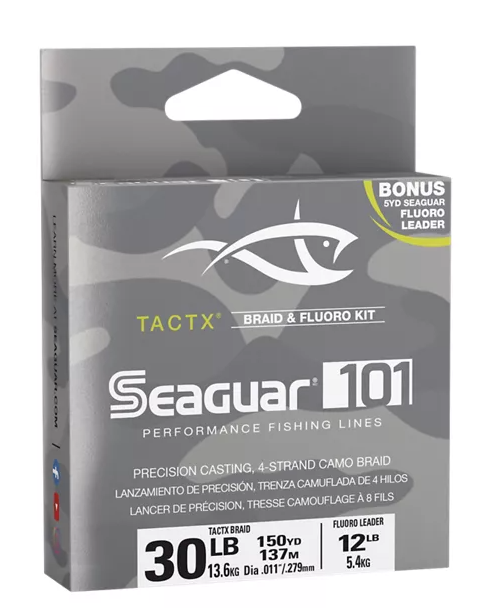 Seaguar TactX Braid & Fluoro Kit - 150 Yards