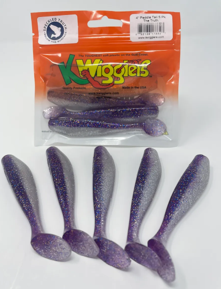 KWigglers 4"  Paddle Tail