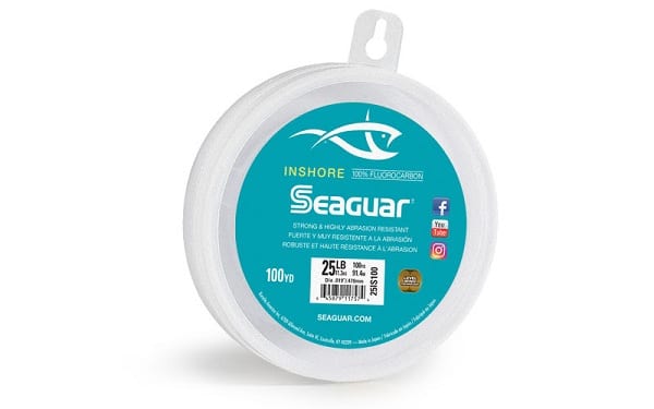 Saeguar Inshore Fluorocarbon Leader 25LB 100YDS