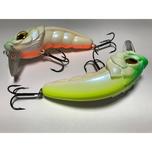 StrikePro Hunchback Lures 2-11/16 / Bone Chartreuse Jr.