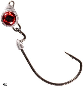 Z-Man Texas Eye TeXL Jigheads, Size: 3/8 oz, Red