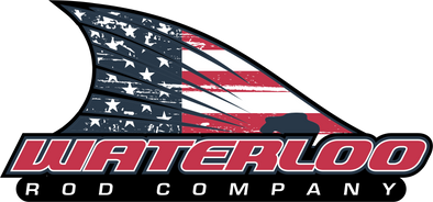 Waterloo Rod Tails Up Flag Decal