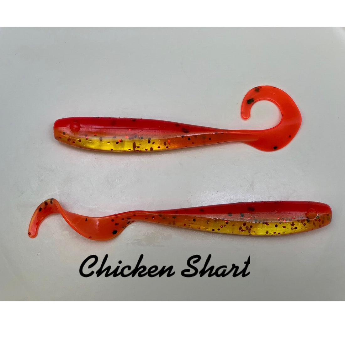 A.M. Fishing - Garlic Infused Soft Plastics 4in - 8pk / Chicken Shart