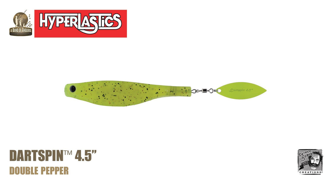 A Band of Anglers Dartspin 4.5 Hyperlastics (Multiple Colors)