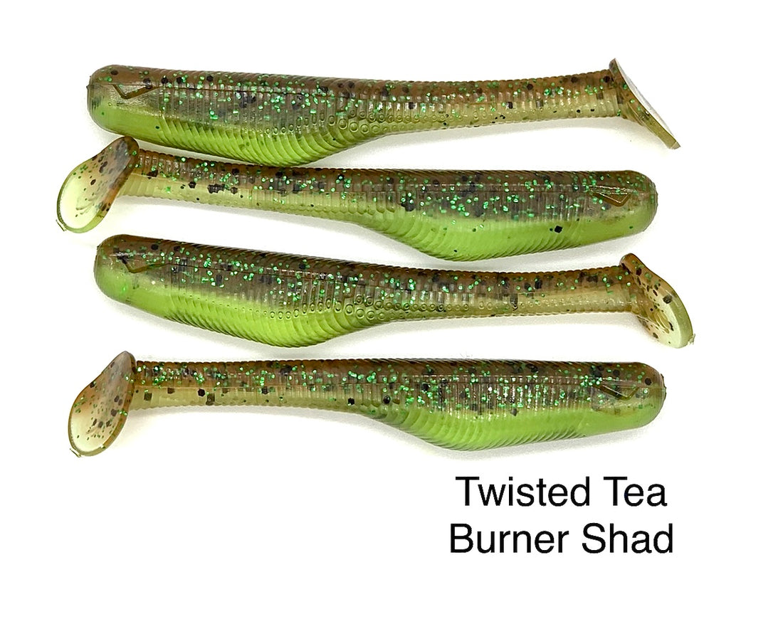 Down South Lures Burner Shad, Super Natural