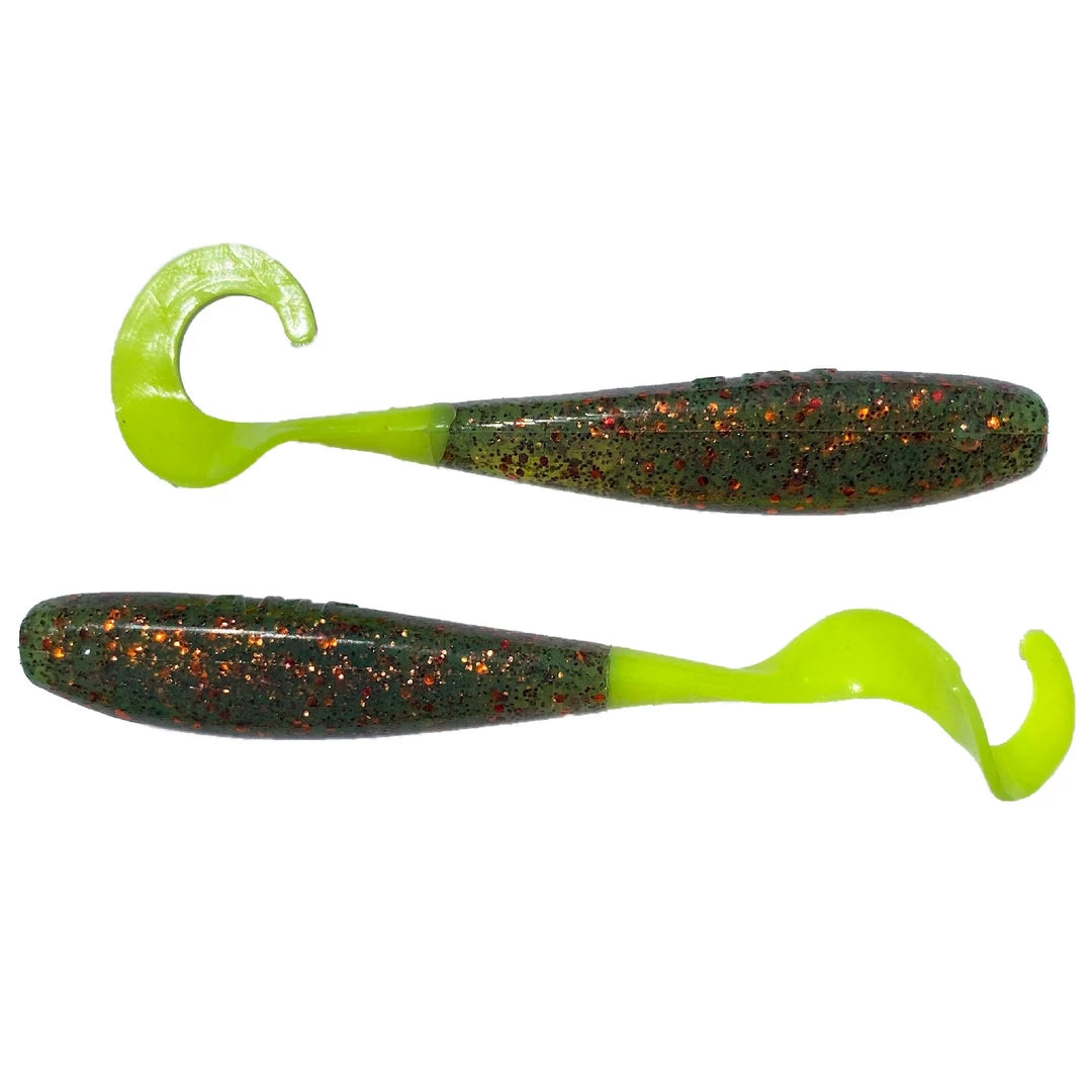 A.M. Fishing - Garlic Infused Soft Plastics 4in - 8pk / Baby Trout