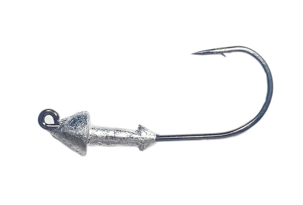 KWIGGLERS  Jig Head 5 Pack - 1/4th oz. Black Nickel 3/O