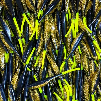 KWIGGLERS Ball Tail Shad 7 Pack (Multiple Colors)