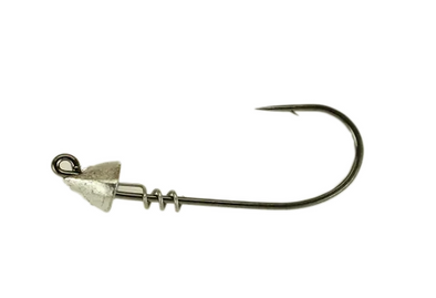 KWIGGLERS Jig Head Spring Lock Jig Head 4 Pack - 1/8th oz. 2/O