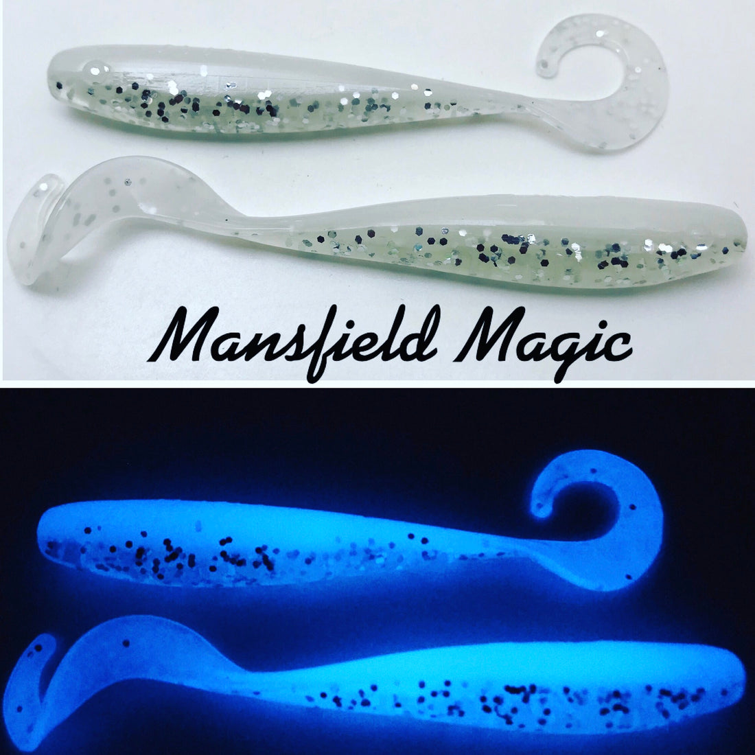 A.M. Fishing - Garlic Infused Soft Plastics 4in - 8pk / Purple Haze