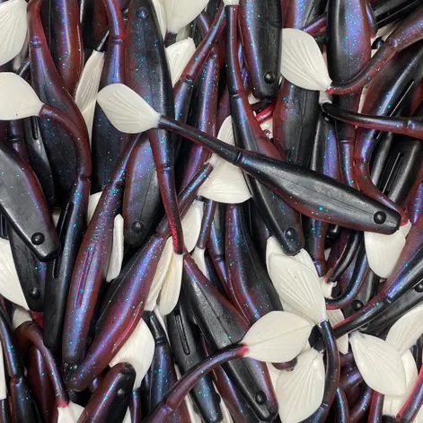 KWIGGLERS Willow Tail Shad - 6 Pack (Multiple Colors)